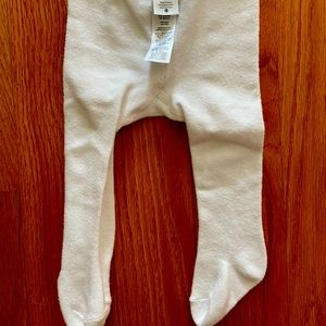 Carter white tights 3-6 month